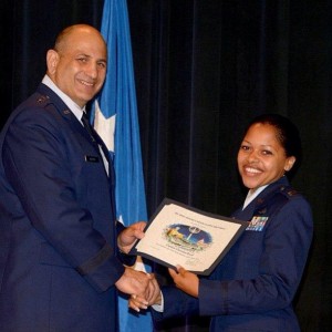 Royal receives the Company Grade Officer (CGO) of the quarter award for the United States Air Force
