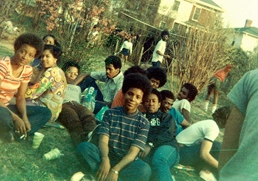 Groove picnic in 1971 at the fraternity house on Jackson Street.